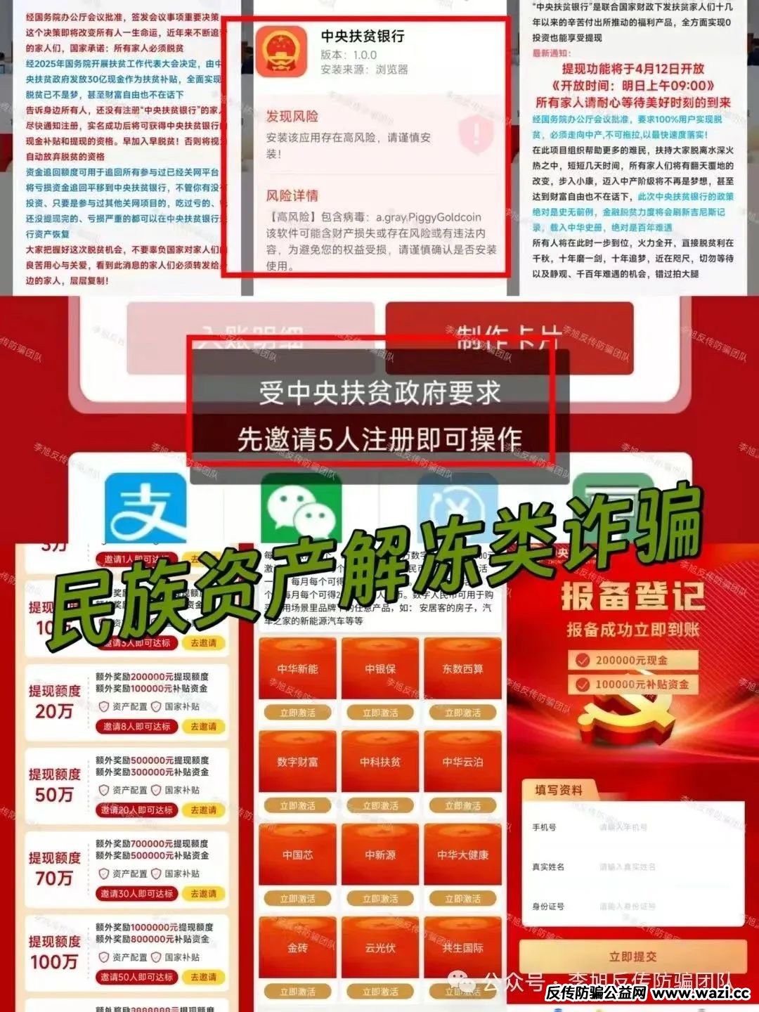 空手套白狼！尽快远离！警惕这19个项目涉嫌非法集资、传销诈骗！个个直击人性弱点！