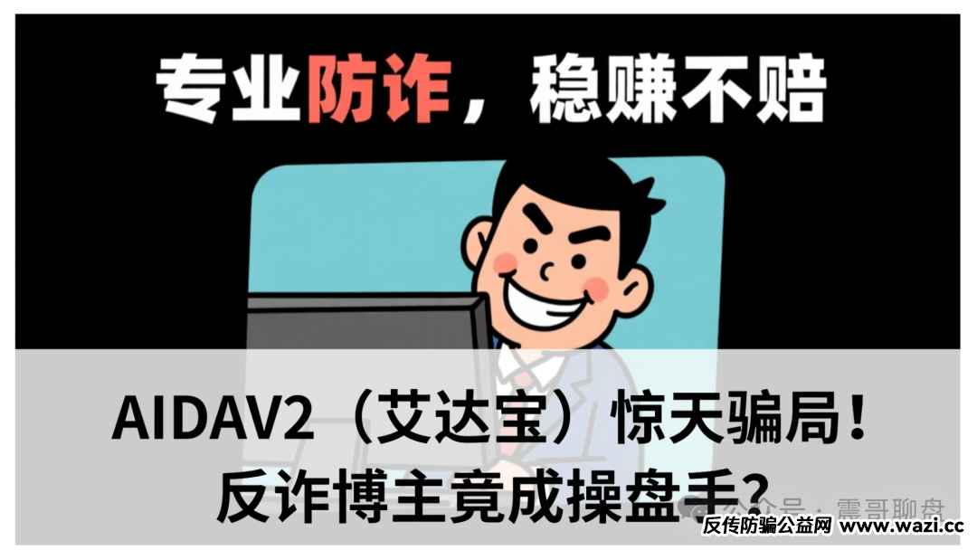 【震哥预警】AIDAV2（艾达宝）惊天骗局！反诈博主竟成操盘手？