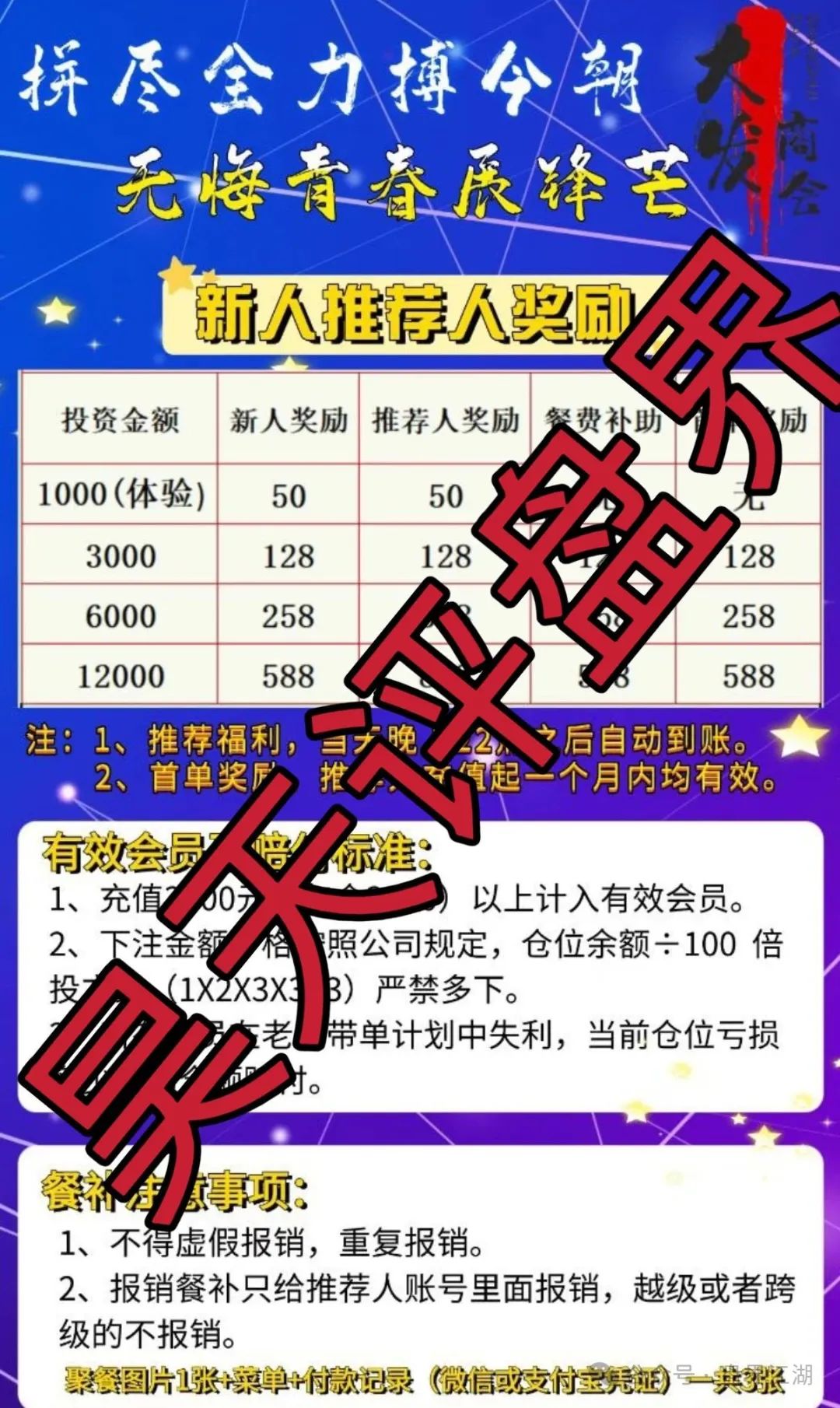 【资金盘骗局】【大发商会】彩票类，刚开盘就开始单割，典型的一轮圈韭菜盘，高度预警！