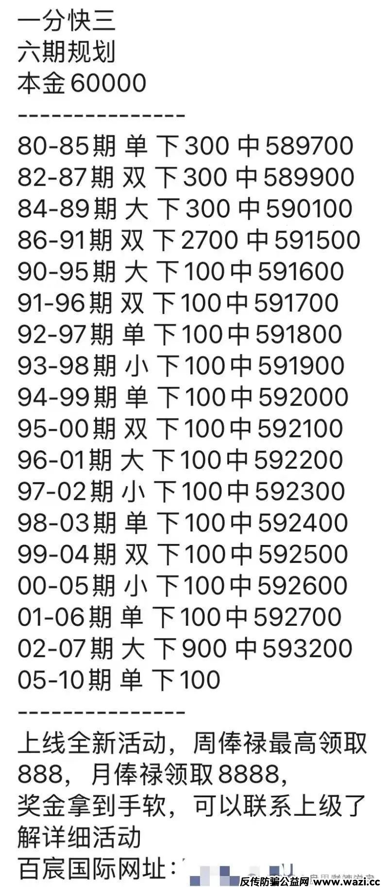 警惕！【百宸国际】彩票跟单资金盘濒临崩盘，投资者需紧急撤离！
