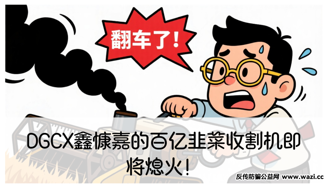 震哥带你揭秘：DGCX鑫慷嘉的百亿韭菜收割机即将熄火！