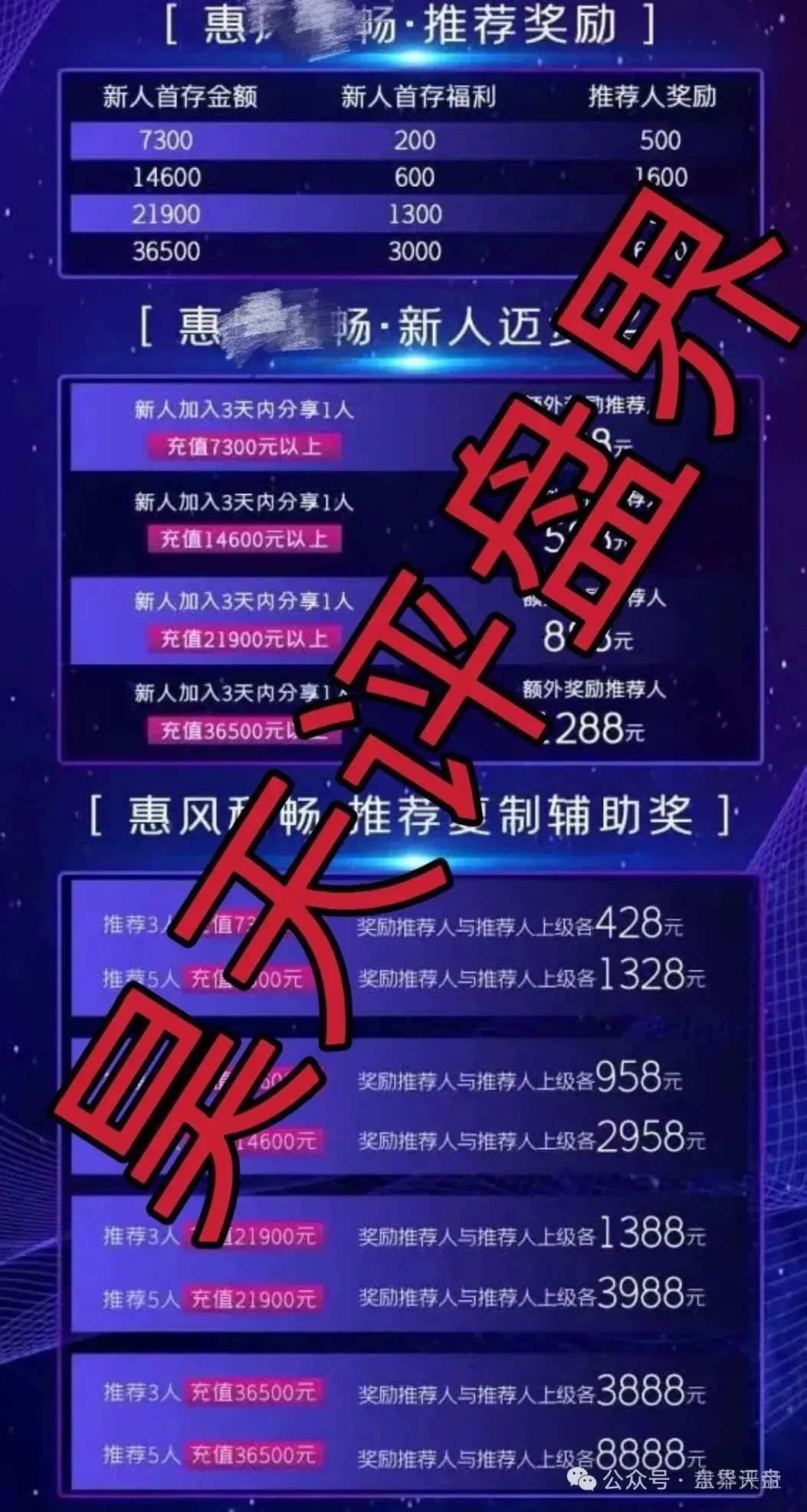 骗局大起底，惠风和畅（国信证券）：天帝带你扒皮＂泰足宝＂平移盘！