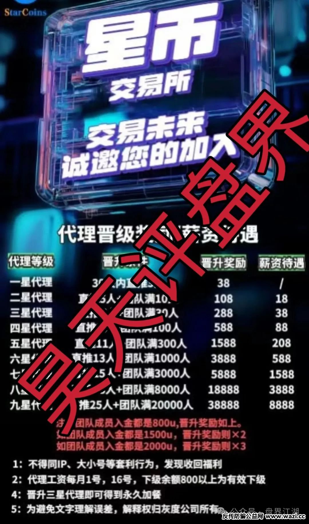 【星币交易所】跟单类资金盘骗局，即将崩盘跑路！
