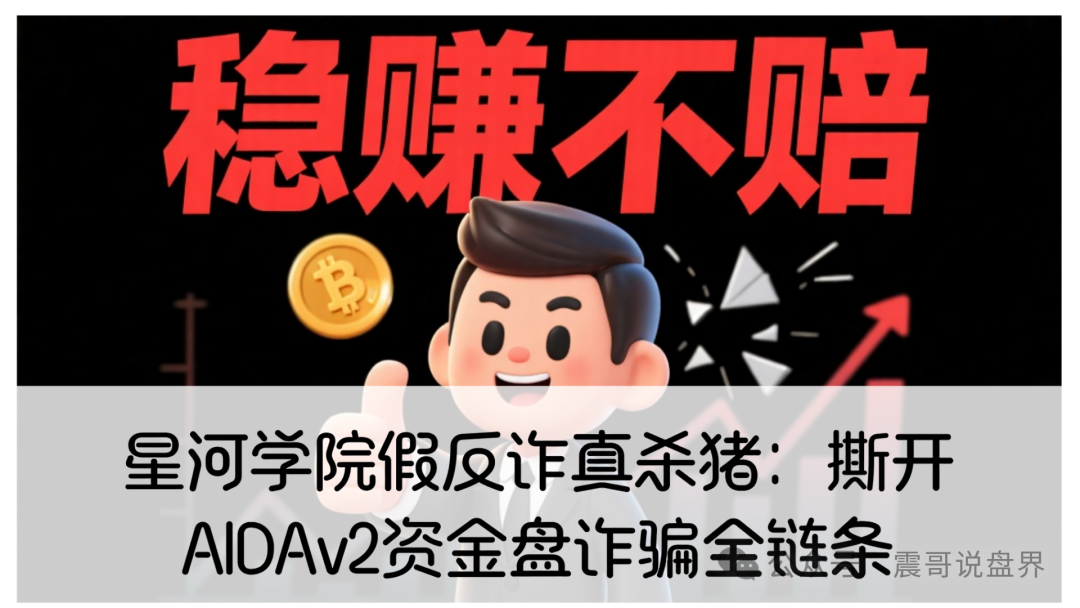 【震哥独家起底】星河学院假反诈真杀猪：万字长文撕开AIDAv2资金盘诈骗全链条
