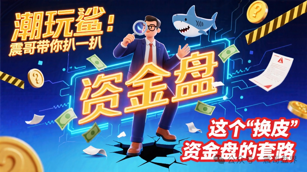 潮玩鲨：带你扒一扒这个“换皮”资金盘的套路！