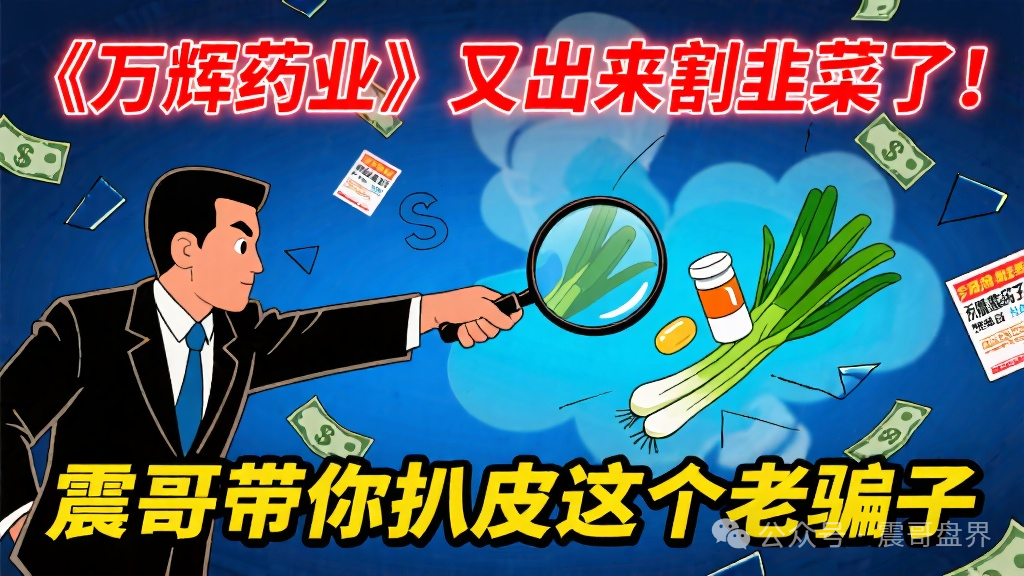 《万辉药业》又出来割韭菜了！现在居然改行搞资金盘了？