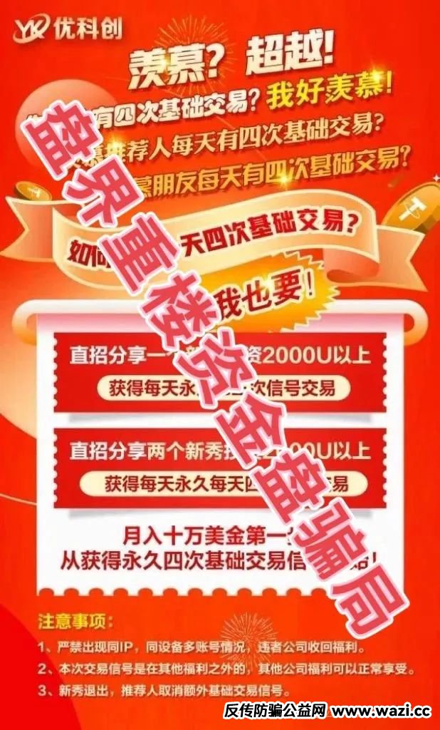 优科创（利鼎交易所）跟单类资金盘骗局，操盘手圈钱超千万！