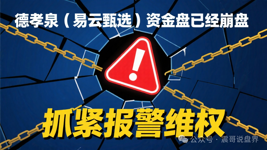 【德孝泉（易云甄选）】这事儿彻底凉了！现在已经有会员报警了！