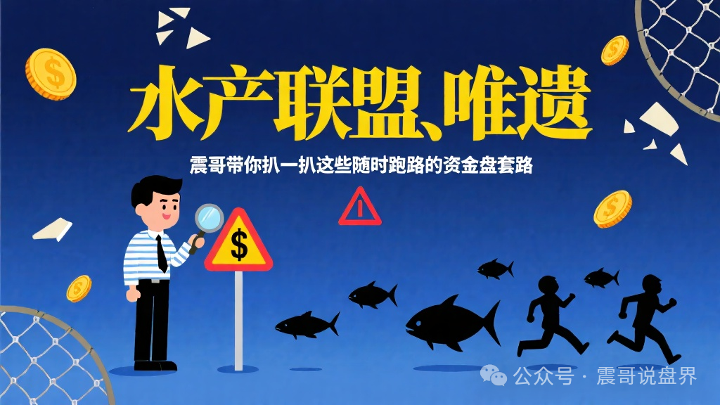 【水产联盟、唯遗】震哥带你扒一扒这些随时跑路的资金盘套路！