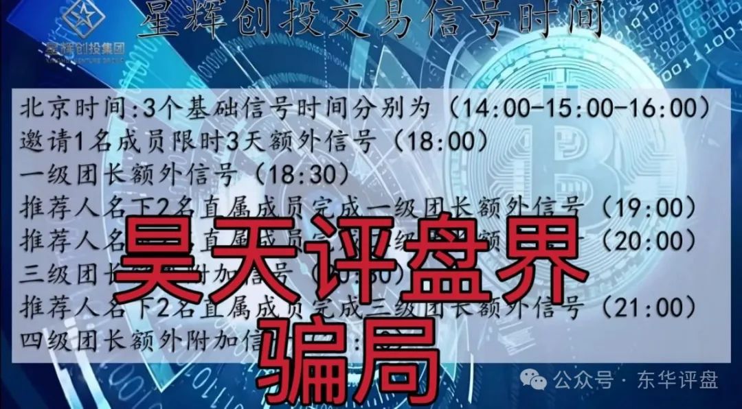 【星辉创投OSL交易所】跟单类资金盘骗局，高度预警，看见一定要远离！