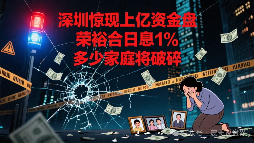 深圳惊现上亿资金盘，【荣裕合】日息1%，又将导致多少人家庭破碎