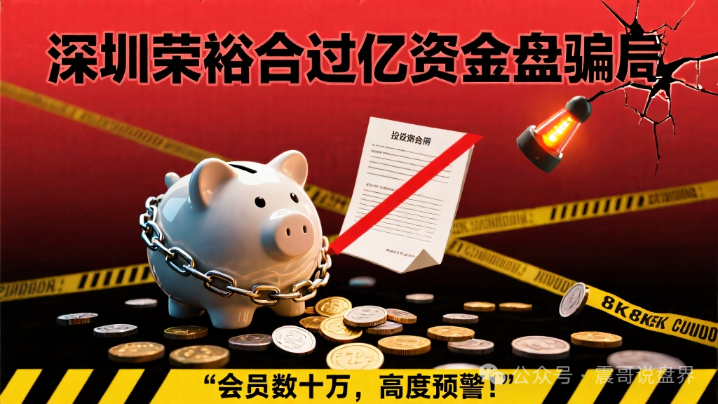 【荣裕合】过亿资金盘骗局，会员数十万，高度预警！