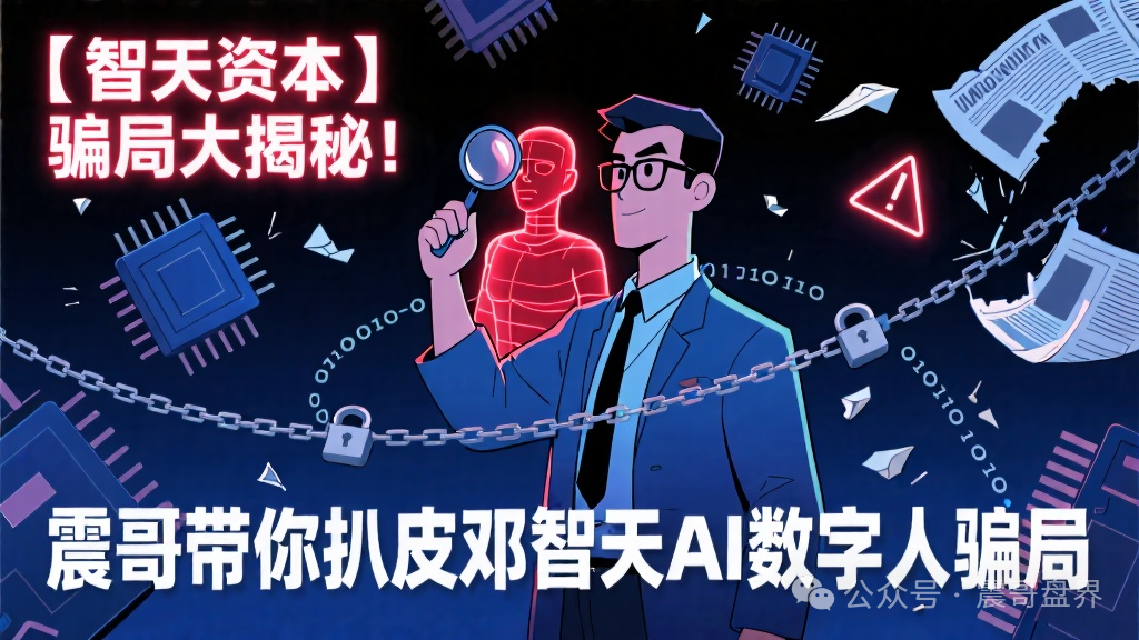 【智天资本】骗局大揭秘！带你扒皮邓智天AI数字人骗局！
