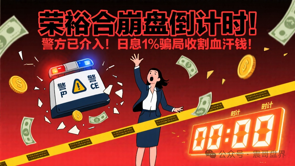 【荣裕合】崩盘倒计时！警方已介入，日息1%的骗局正在收割你的血汗钱！