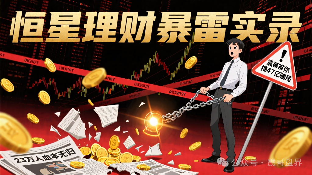 【恒星理财】暴雷实录；47亿骗局的老底，23万人血本无归！