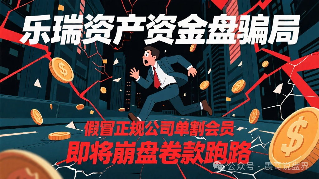 【乐瑞资产】资金盘骗局;开始疯狂单割,眼看就要卷钱跑路!