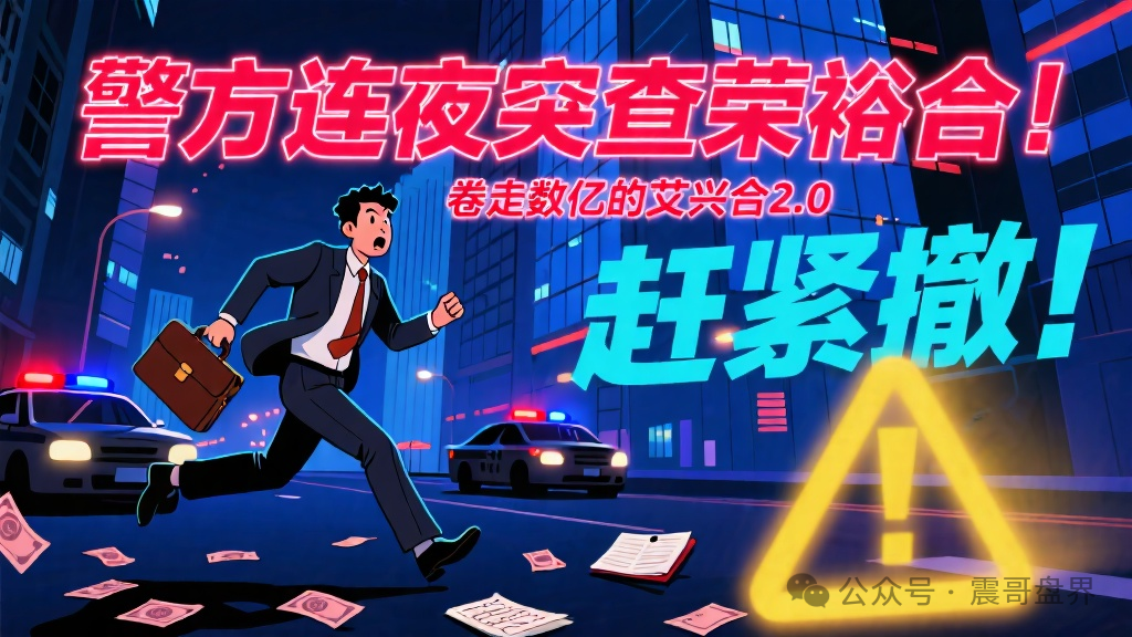 警方连夜突查荣裕合！卷走数亿的艾兴合2.0，赶紧撤！