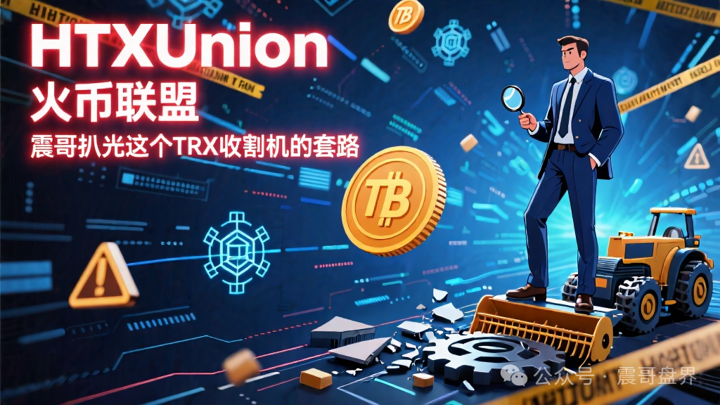 【HTXUnion】火币联盟：震哥扒光这个TRX收割机的套路！