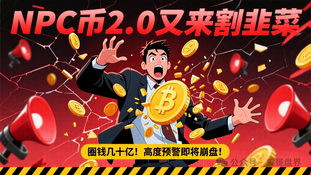 NPC币2.0又来割韭菜，圈钱几十亿，高度预警即将崩盘