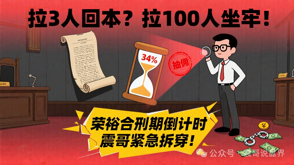 荣裕合34%抽佣，拉3人回本？拉100人坐牢！刑期倒计时！