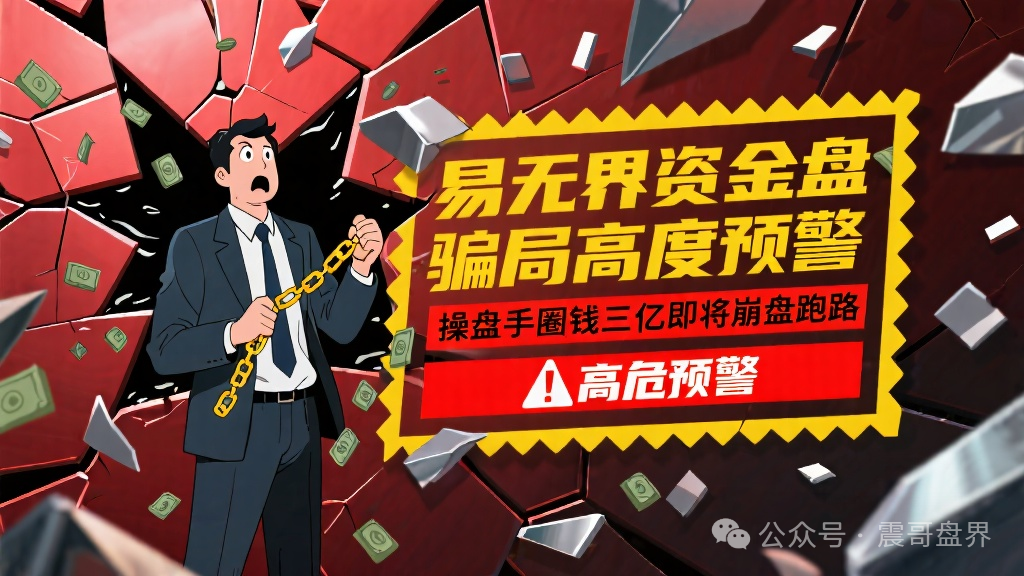 资金盘骗局【易无界】盘子里已经圈了3个亿，泡沫都快吹上天了。