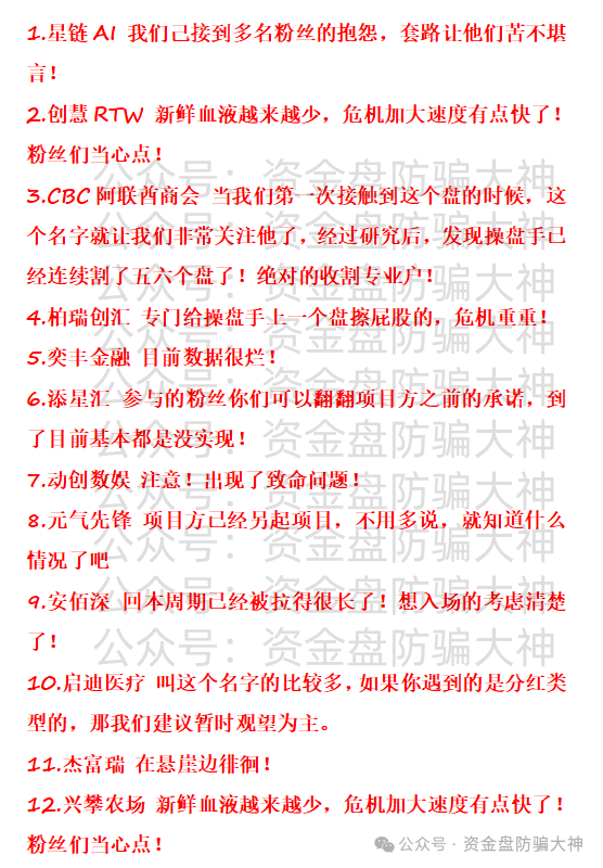 预警！奥园、星链、创慧RTW、CBC阿联酋、柏瑞创汇、奕丰金融、添星汇、动创数娱、元气先锋、安佰深、启迪医疗、杰富瑞、兴攀农场