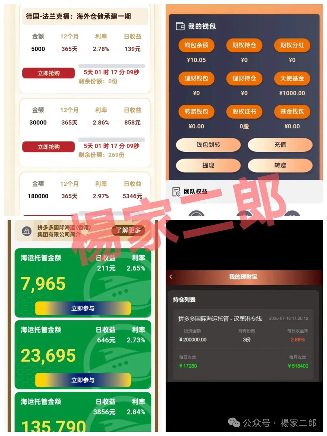 高危预警:假冒“拼多多国际app”分红资金盘骗局！正在疯狂收割！