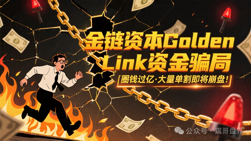 【金链资本;Golden Link】资金盘骗局,圈钱过亿,大量单割即将崩盘!