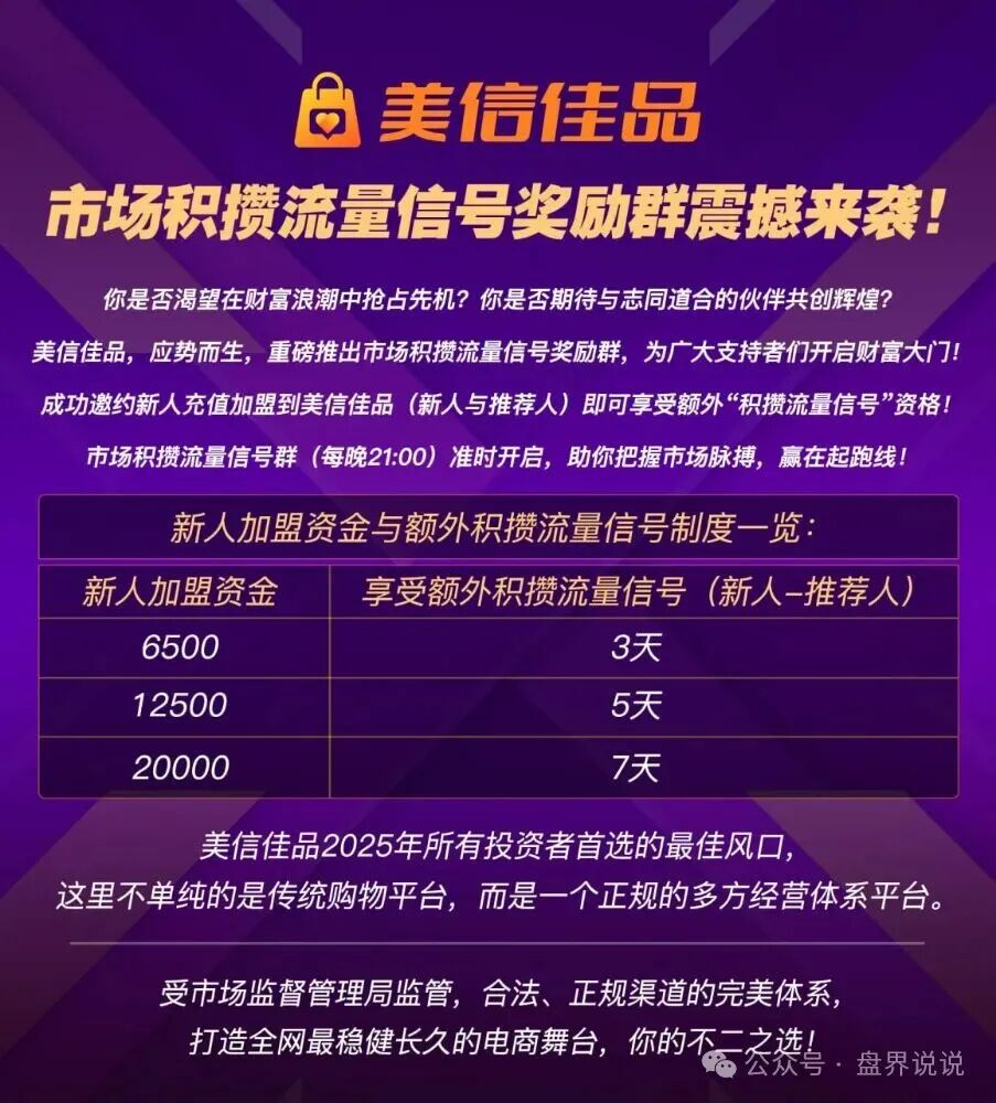【美信佳品】资金盘骗局，操盘团伙已大面积单割会员，随时会崩盘跑路！