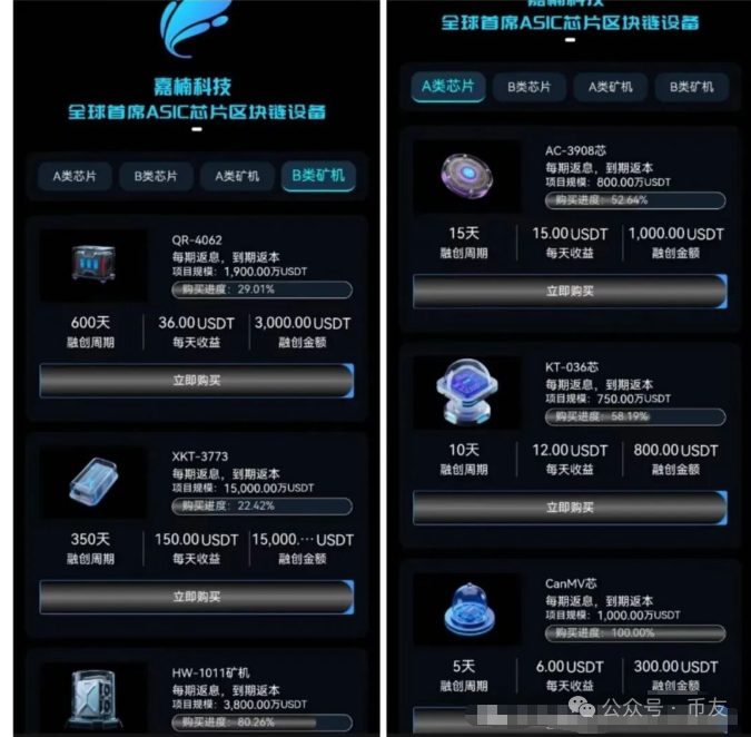 【曝光】【嘉楠科技】打着芯片和矿机的资金盘，警惕跑路风险！