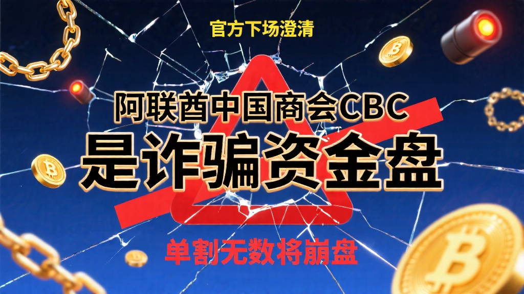 阿联酋中国商会CBC是诈骗资金盘，官方下场澄清，单割无数即将崩盘！