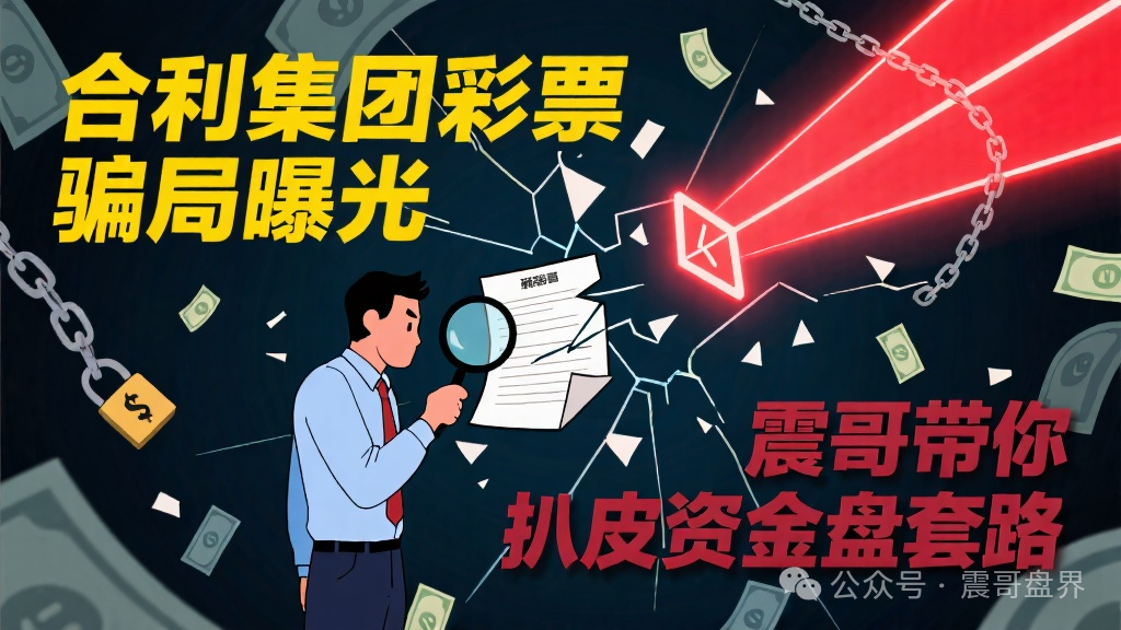 【合利集团】彩票骗局曝光,带你扒皮资金盘套路!