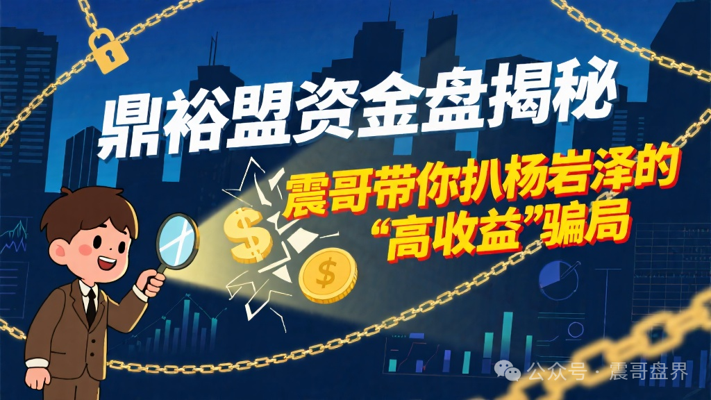 【鼎裕盟】资金盘揭秘,带你扒杨岩泽的“高收益”骗局!