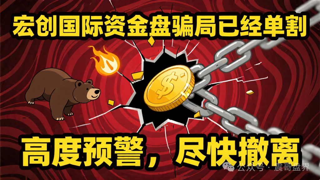 【宏创国际】资金盘骗局已经单割,高度预警,尽快撤离!
