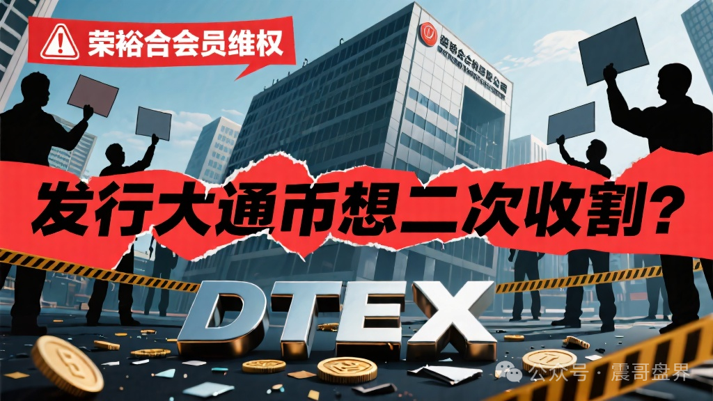 【荣裕合】已经有会员去公司维权,发行“大通币DTEX”想二次收割! 【荣裕合】已经有会员去公司维权,发行“大通币DTEX”想二次收割!
