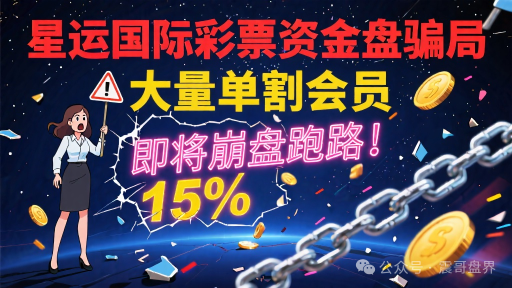 【星运国际】彩票资金盘骗局，大量单割会员，即将崩盘跑路！