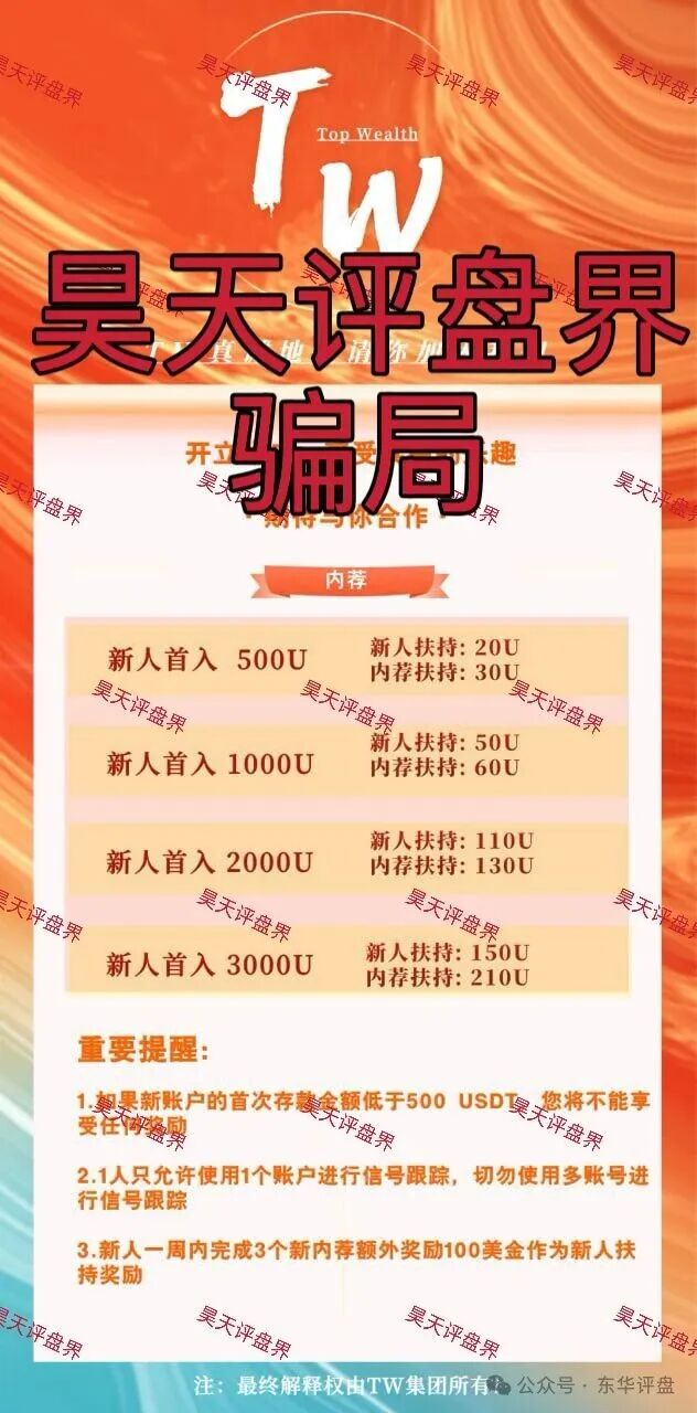 TW交易所合约跟单类资金盘骗局,刚开盘1个月就单割了,说好的大格局呢?盘圈严打开始! TW交易所合约跟单类资金盘骗局,刚开盘1个月就单割了,说好的大格局呢?盘圈严打开始!